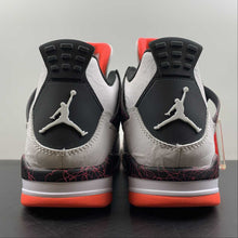 Cargar imagen en el visor de la galería, Air Jordan 4 Retro White Black Bright Crimson 308497-116