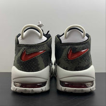 Cargar imagen en el visor de la galería, Air More Uptempo Animal White Black Leopard Print DZ4843-100