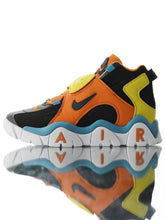 Cargar imagen en el visor de la galería, Air Barrage Mid QS Fire Attack Retro Naranja, Negro, Agua, Azul y Blanco