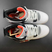 Cargar imagen en el visor de la galería, Air Jordan 4 Retro White Black Bright Crimson 308497-116