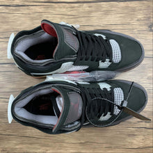Cargar imagen en el visor de la galería, Air Jordan 4 Retro SP Off-White Black Muslin Black CV9388-001