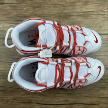 Cargar imagen en el visor de la galería, Air More Uptempo 96 White Varsity Red-White Custom 921948-102