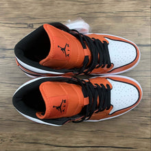 Cargar imagen en el visor de la galería, Air Jordan 1 Mid SE White Orange Black (2021) DD6834-802