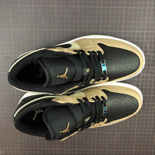 Cargar imagen en el visor de la galería, Air Jordan 1 Retro Low HI Premium Black Khaki White CQ9446-003