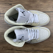 Cargar imagen en el visor de la galería, Air Jordan 1 Mid Coconut Milk Black (2021) BQ6472-121