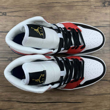 Cargar imagen en el visor de la galería, Air Jordan 1 Mid SE Black White Red Blue DC1426-100