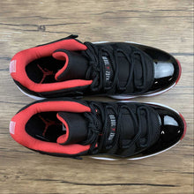 Cargar imagen en el visor de la galería, Air Jordan 11 Retro Low Black True Red-White 528895-012
