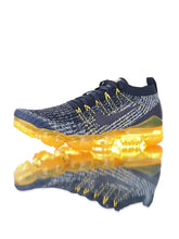 Cargar imagen en el visor de la galería, Air VaporMax Flyknit 3.0 Noche Azul Gris Blanco Brillante Naranja