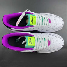 Cargar imagen en el visor de la galería, Air Force 1 07 LV8 2 White Green Purple DX3993-100