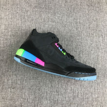 Cargar imagen en el visor de la galería, Air Jordan 3 Retro SE Quai 54 Black Colorful AT9195-001