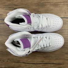 Cargar imagen en el visor de la galería, Air Force 1 High White Dark Orchid-White 334031-112