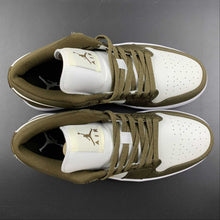 Cargar imagen en el visor de la galería, Air Jordan 1 Low SE Sail-White Light Olive DV0426-301