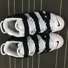 Cargar imagen en el visor de la galería, Air More Uptempo White Black University Red 414962-105