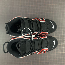 Cargar imagen en el visor de la galería, Air More Uptempo 96 Black White Laser Crimson CJ6129-001