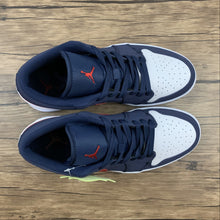 Cargar imagen en el visor de la galería, Air Jordan 1 Low Blue Gym Red CZ8454-400