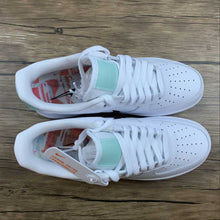 Cargar imagen en el visor de la galería, Air Force 1 07 “Shadow Swoosh Logos” White Black Silver Gray