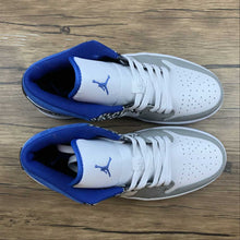 Cargar imagen en el visor de la galería, Air Jordan 1 Low White Grey-True Blue Black DM1199-140