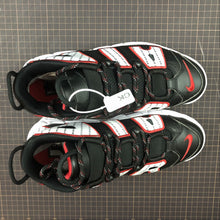Cargar imagen en el visor de la galería, Air More Uptempo 96 Black White University Red AV7947-001