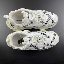 Cargar imagen en el visor de la galería, Balenciaga Tripe S Logotype White Black