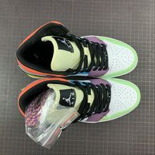 Cargar imagen en el visor de la galería, Air Jordan 1 Mid SE White Black Lightbulb Team Orange CW1140-100