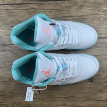 Cargar imagen en el visor de la galería, Air Jordan 5 Retro Low Light Aqua 440892-100