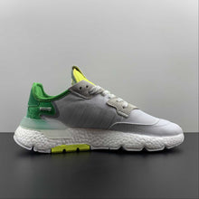 Cargar imagen en el visor de la galería, Adidas Nite Jogger White Green Yellow Metallic Silver CG6199