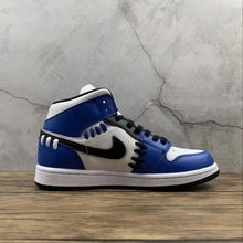 Cargar imagen en el visor de la galería, Air Jordan 1 Mid SE Game Royal Black White CV0152-401