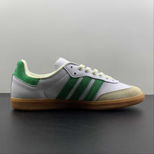 Cargar imagen en el visor de la galería, Adidas Samba OG Sporty and Rich White Green HQ6075