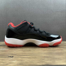 Cargar imagen en el visor de la galería, Air Jordan 11 Retro Low Black True Red-White 528895-012