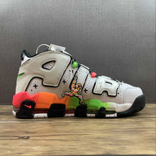 Cargar imagen en el visor de la galería, Air More Uptempo 96 Ghost Swoosh White White White Total Orange DV1233-111