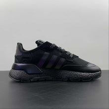 Cargar imagen en el visor de la galería, Adidas Nite Jogger Black Purple FW6697
