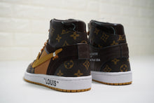 Cargar imagen en el visor de la galería, Air Jordan 1 High OG NRG OW Louis Vuitton Coffee Bronw AO0818-158