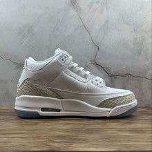 Cargar imagen en el visor de la galería, Air Jordan 3 Retro White White White 136064-111