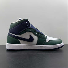 Cargar imagen en el visor de la galería, Air Jordan 1 Mid SE Noble Green Midnight Navy (2022) DZ5326-300
