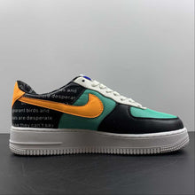 Cargar imagen en el visor de la galería, Air Force 1 07 Low White Black Raw Rubber Sole CI0057-100