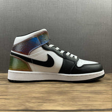 Cargar imagen en el visor de la galería, Air Jordan 1 Mid White Black Colour (2021) DM7802-100