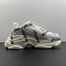 Cargar imagen en el visor de la galería, Balenciaga Tripe S Logotype White Black