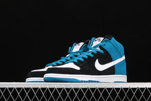Cargar imagen en el visor de la galería, Dunk High Pro SB Black White Blue Deep