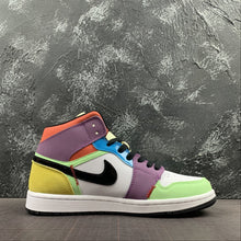 Cargar imagen en el visor de la galería, Air Jordan 1 Mid SE White Black Lightbulb Team Orange CW1140-100