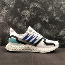 Cargar imagen en el visor de la galería, Adidas Futurecraft 4D White Black Blue Water Blue EQ8802