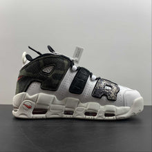 Cargar imagen en el visor de la galería, Air More Uptempo Animal White Black Leopard Print DZ4843-100