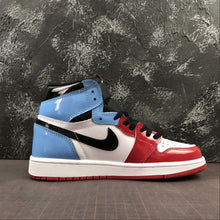 Cargar imagen en el visor de la galería, Air Jordan 1 Retro High OG Black White-Blue-Red Patent Leather CK5666-100