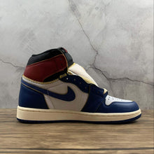 Cargar imagen en el visor de la galería, Air Jordan 1 Retro High NGR UN Storm Blue-Varsity-Red BV1300-146