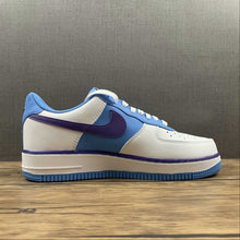 Cargar imagen en el visor de la galería, Air Force 1 07 LV8 EMB Lakers NBA 75th White Coast Field Purple White DC8874 101
