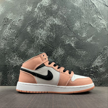 Cargar imagen en el visor de la galería, Air Jordan 1 Mid Pink Quartz Dk Smoke Grey 555112-603