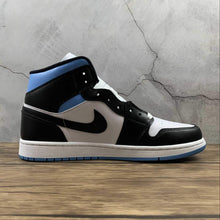 Cargar imagen en el visor de la galería, Air Jordan 1 Mid White Black University Blue (2021) BQ6472-102