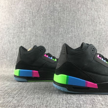 Cargar imagen en el visor de la galería, Air Jordan 3 Retro SE Quai 54 Black Colorful AT9195-001