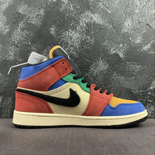 Cargar imagen en el visor de la galería, Air Jordan 1 Mid Fearless Blue Red Black CU2805-100