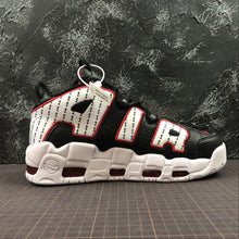 Cargar imagen en el visor de la galería, Air More Uptempo 96 Black White University Red AV7947-001