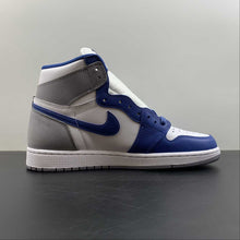 Cargar imagen en el visor de la galería, Air Jordan 1 Retro High OG Sail Military Blue-Black (2022) FD1437-410